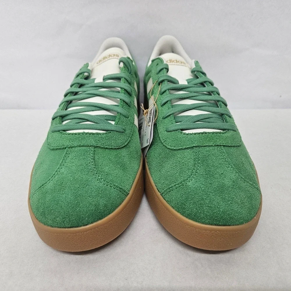 Adidas VL Court 2.0 Casual Sneakers JH5077 Green Suede‎ Gum Sole Men Size 11